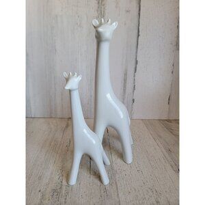 Naaman giraffe baby mama Israel porcelain figure set collectible vintage